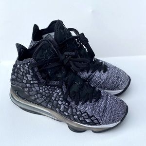 Nike Labron  17 Gray/White Men's Basketball Shoes